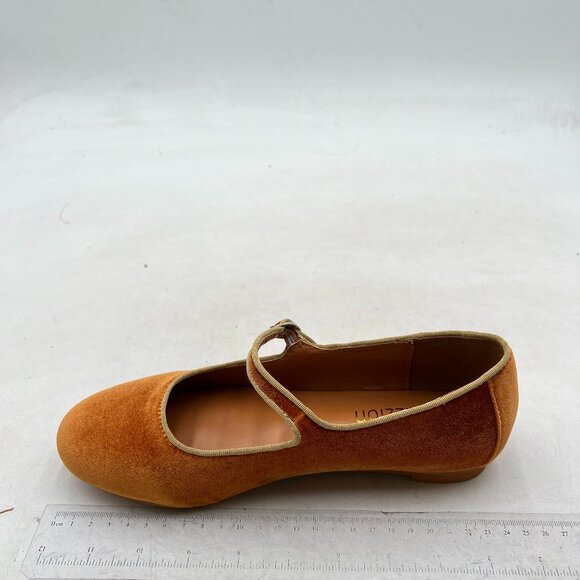 Pazzion Shoes - Pazzion Goldenrod Velvet Mary Jane Flat